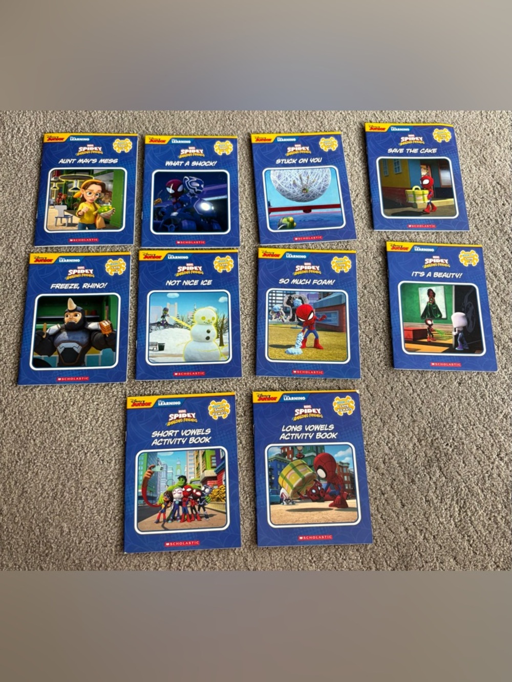 FREE W/ kids purchase! - Disney Junior Spidey Phonics - 10 pieces